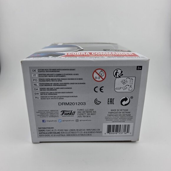 Funko Pop! Retro Toys GI Joe Cobra Commander #47 GameStop Exclusive Vinyl Figure - Picture 5 of 5